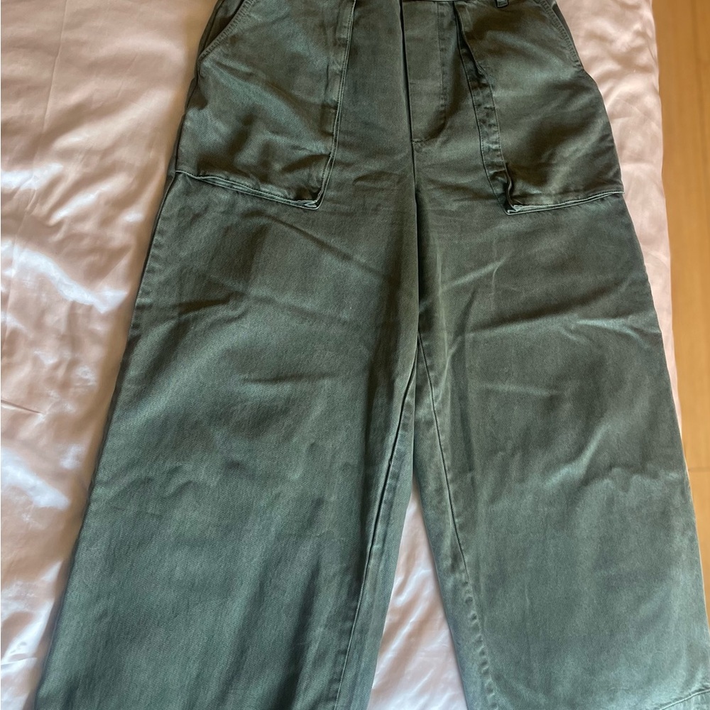 Young Fabulous & Broke Wide Leg Pants in Olive